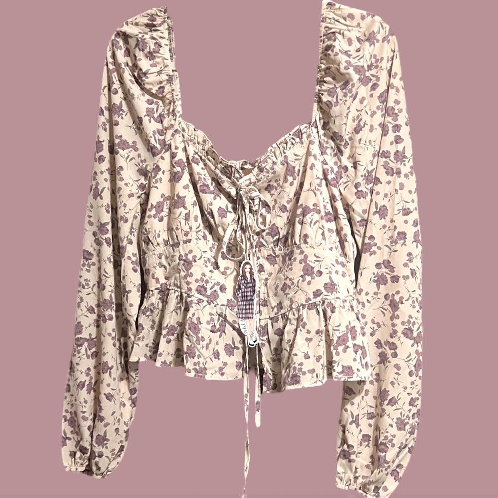 Petal Dew NWT Large 100% Poly Lining, 88% Polyester/12% Spandex Beige/Grape